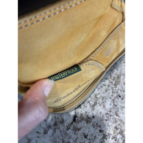 Eddie Bauer Rick Tan Men\'s Waterproof Leather Work Boots Size 11.5 Thinsulate